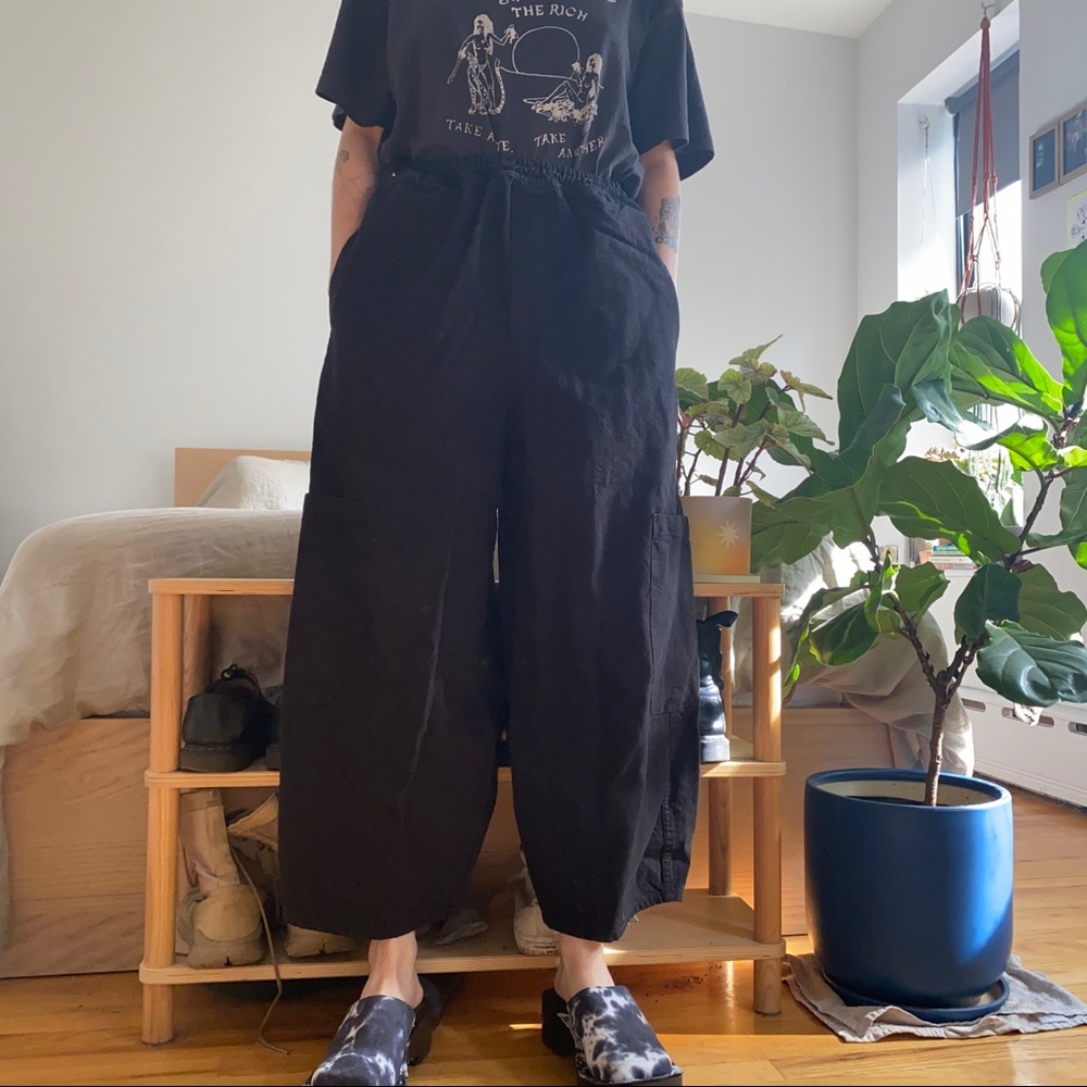 Meals Clothing black licorice chef pants size small (unisex)